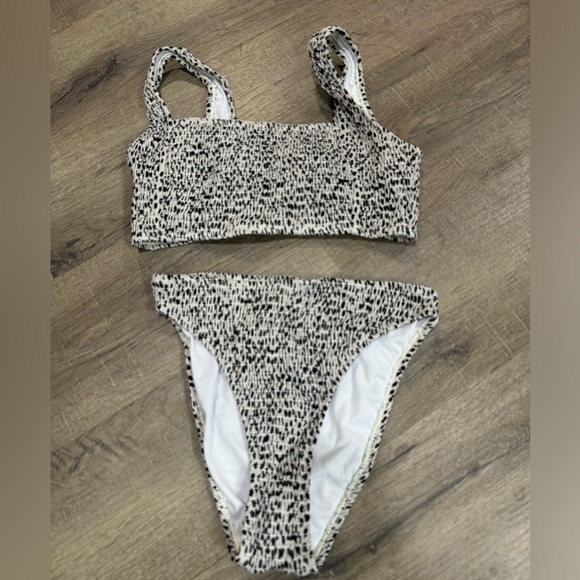 NWOT Pink Lily High-Waisted Bikini Set - Picture 1 of 5